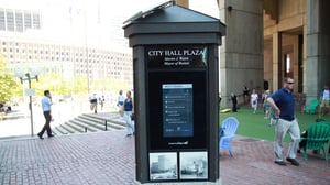 City Hall Plaza kiosk 2022