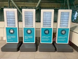 Gatewick Airport kiosks