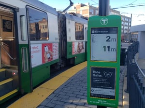 MBTA kiosk 2022