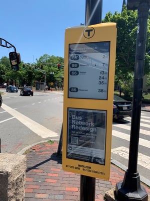 Transportation kiosk E Ink 2022