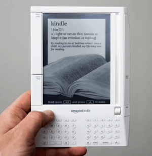 first Amazon Kindle 2007