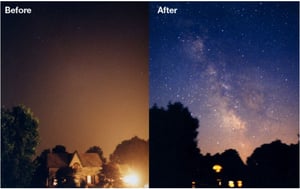 light pollution