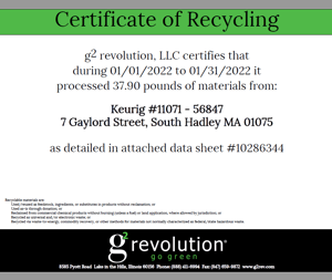 recycling statement - Jan 2022